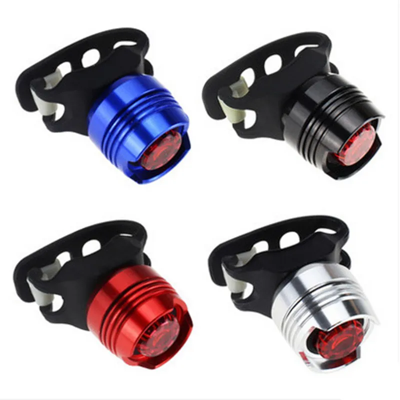 Bike LED Aluminum Flashlight Cycling Helmet Bike Front Lamp Back Tail Rear Light Bike Accessories Bicycle Light Bike Reflector