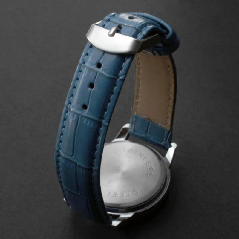 Mens Womens Fashion Faux Leather Band Quartz Analog Dress Bracelet Wrist Watch smt 89