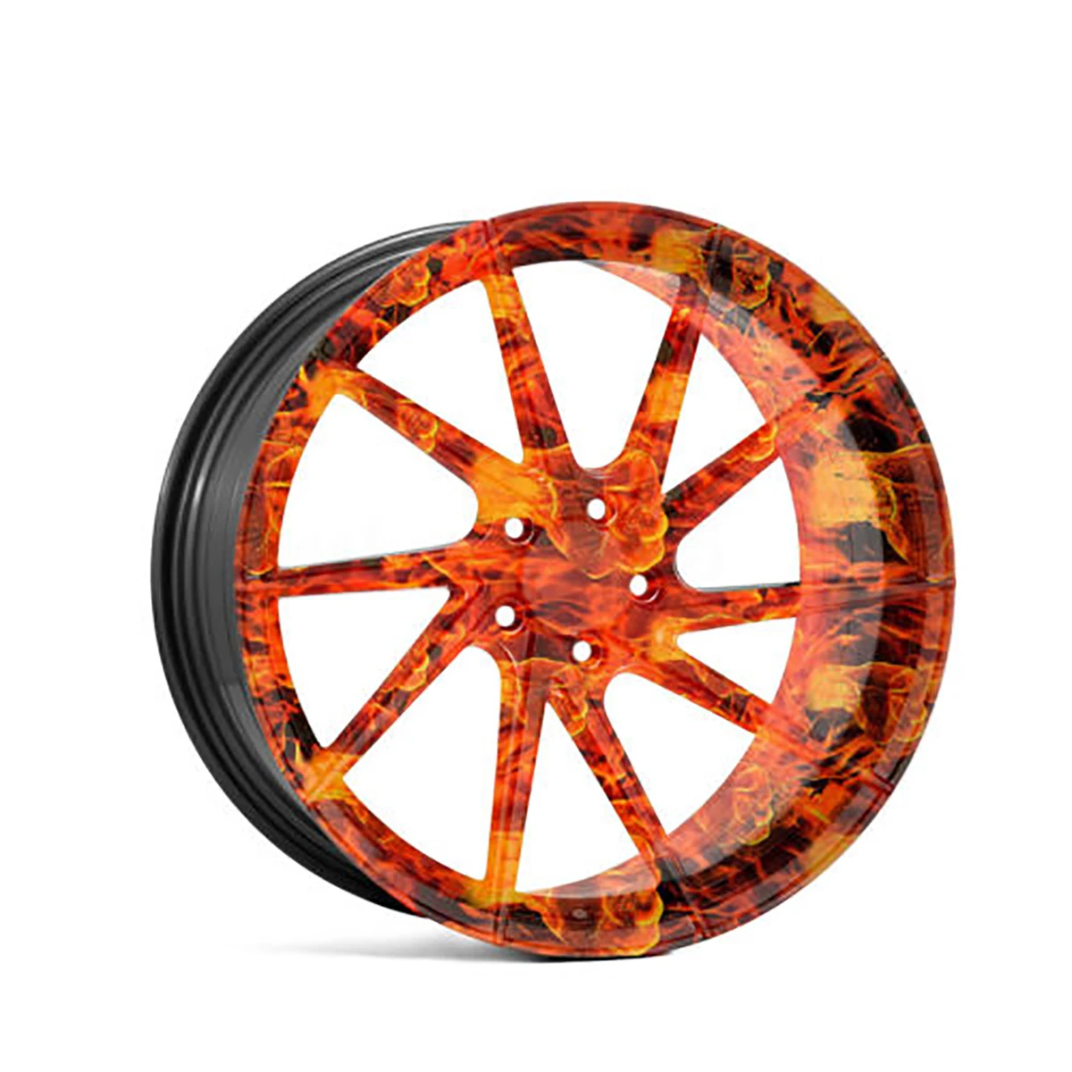 JX-LCLYL New 0.5*1m Fire Fist Hydrographic Water Transfer Film Hydro Dipping Print Carbon