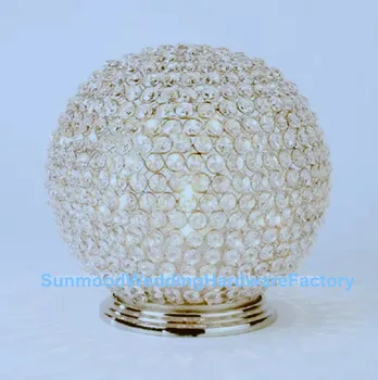 

sliver iron decoractive crystal candle holder