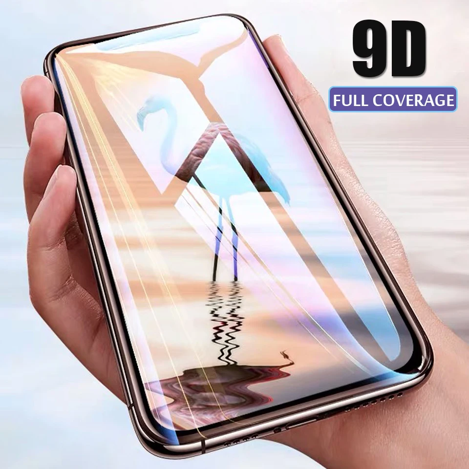 Защитное стекло 9D для iPhone XS Max 7 8 6 X XR экрана Plus | Мобильные телефоны и аксессуары