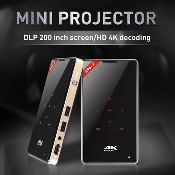 

2018 Hot Android 6.0 OS Video Projector H96-P S905X For Full HD 4K Home Theater Movie Projector With 5G WIFI BT4.0 USB Player
