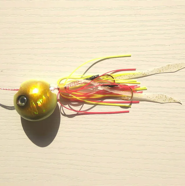 Buy 5color 40g/60g80g/100g120g/Metal Slider Snapper/Sea bream Jig head with