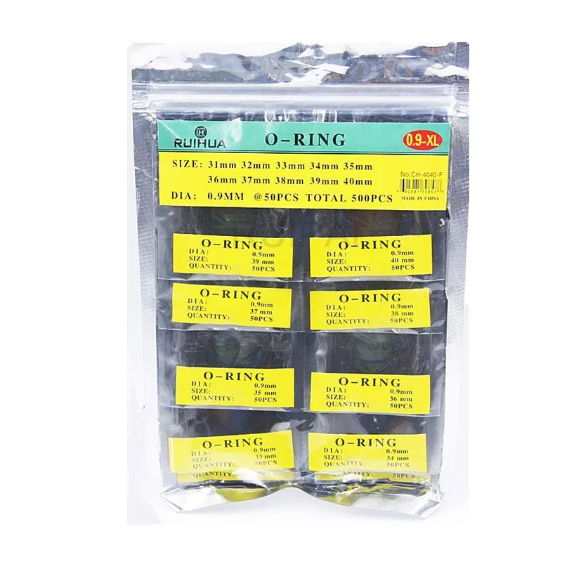

0.9mm Round Rubber Watch Gasket Washers O-Ring Back Case Cover Seals O Ring for Watchmakers