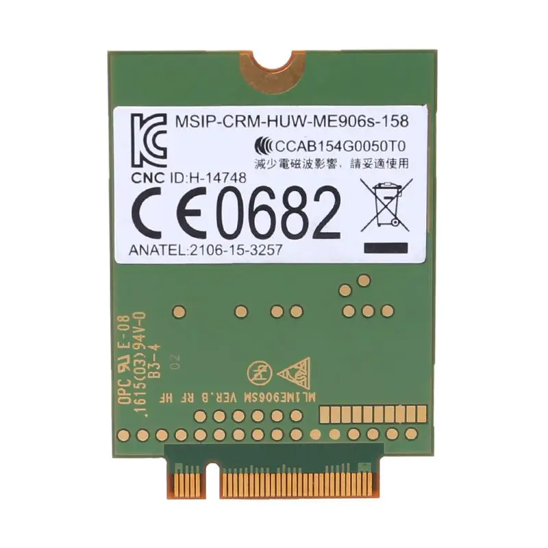 

Mobile Broadband Card for HP LT4132 LTE HSPA+ 4G Module Huawei ME906S ME906S-158 845710-001 845709-001