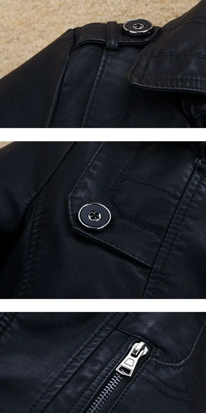 Jackets For Boy Faux Wool Coat For Boys Leather Jacket Children Kids Leather Jacket For Trench Coats Military Baby Clothes  5
