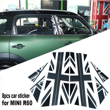 

8pcs/lot PC Material Car body sticker car windows decoration sticker for BMW Mini Countryman R60