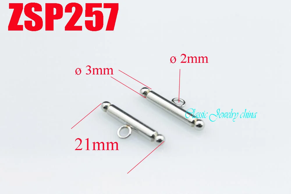 3x21 мм из нержавеющей стали ожерелье Circle Переключить застежками установить браслет ожерелье подключение части, аксессуары и украшения 100