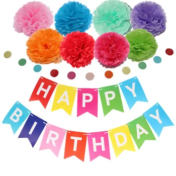 

Party & Holiday DIY Decorations non-woven birthday party decoration decoracion de fiestas y eventos baby shower wholesale new