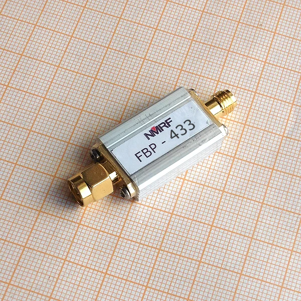 

FBP-433 433 (400-475) MHz bandpass filter, ultra-small size, SMA interface