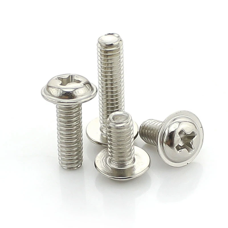 

150PCS-M2.5*4/5/6/8/10/12 Round Head with Screws Nickel-plated/ Computer Screws/ with Screws