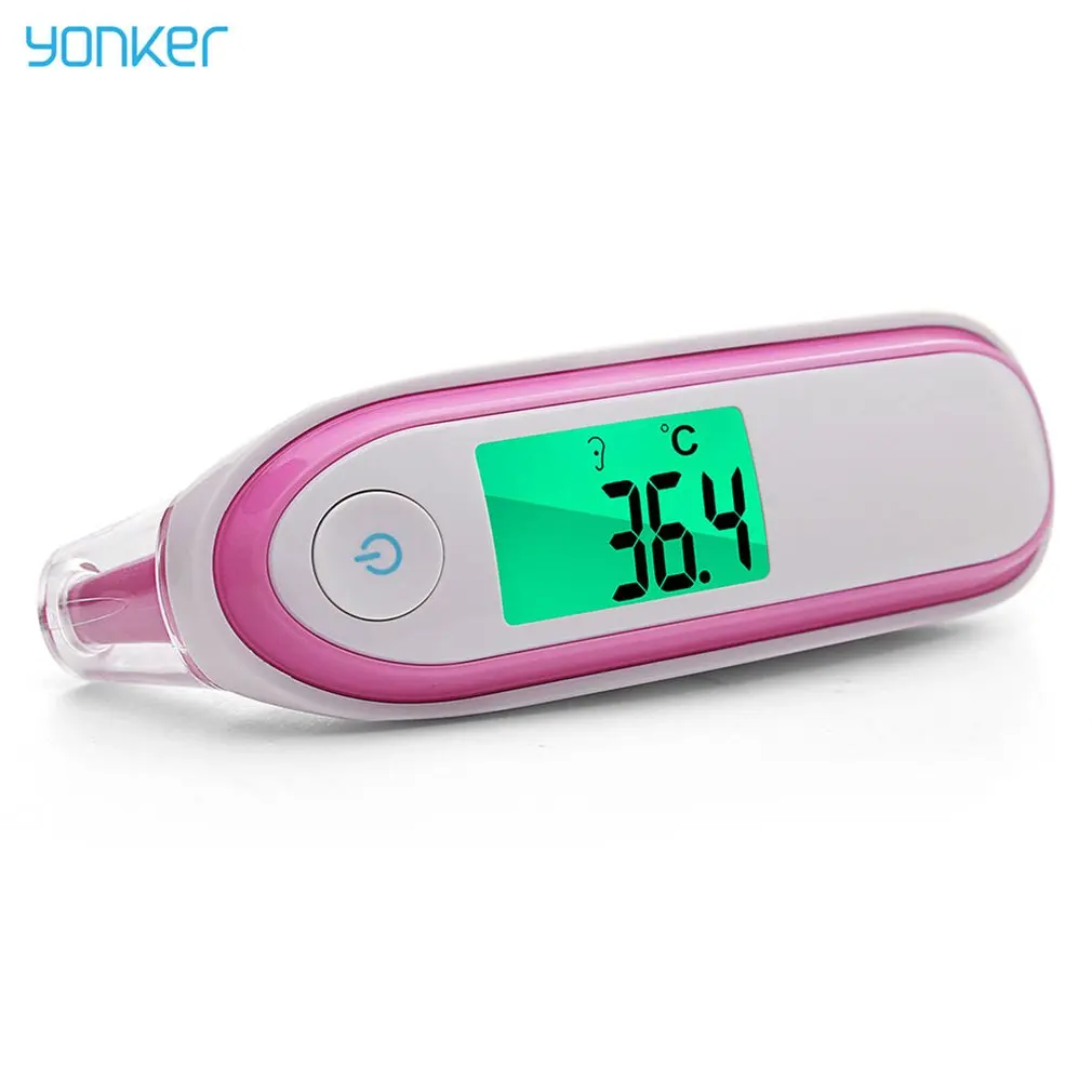Инфракрасный термометр для детей, Бесконтактный ЖК-термометр для ушей и лба, лазерная температура тела, цифровой медицинский термометр для детей и взрослых