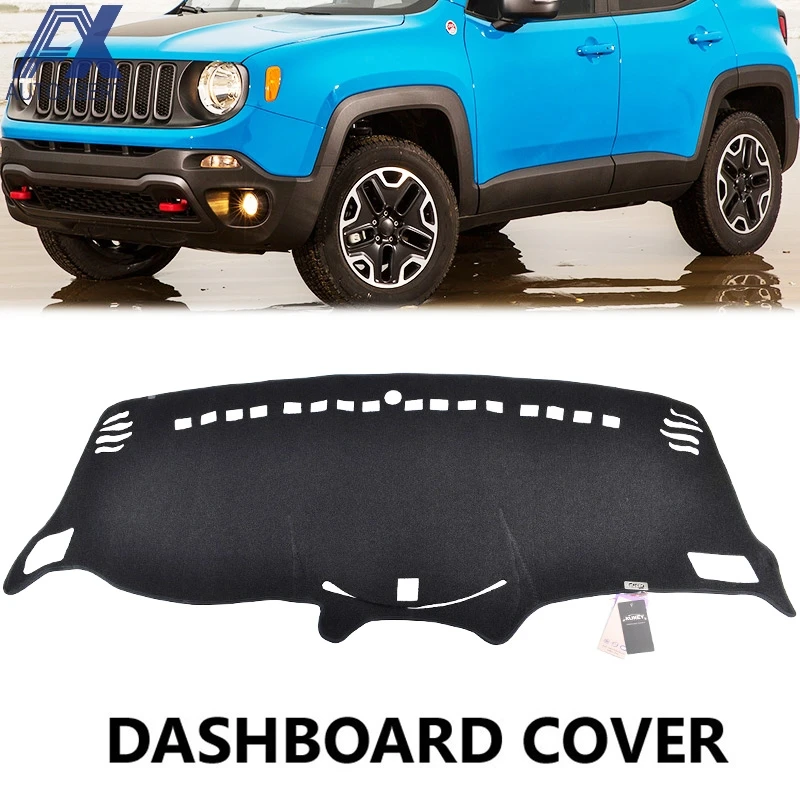 

AX Xukey Fit For Jeep Renegade Dashboard Cover 2015 2016 2017 2018 Dashmat Dash Mat Sun Shade Dash Board Cover Carpet