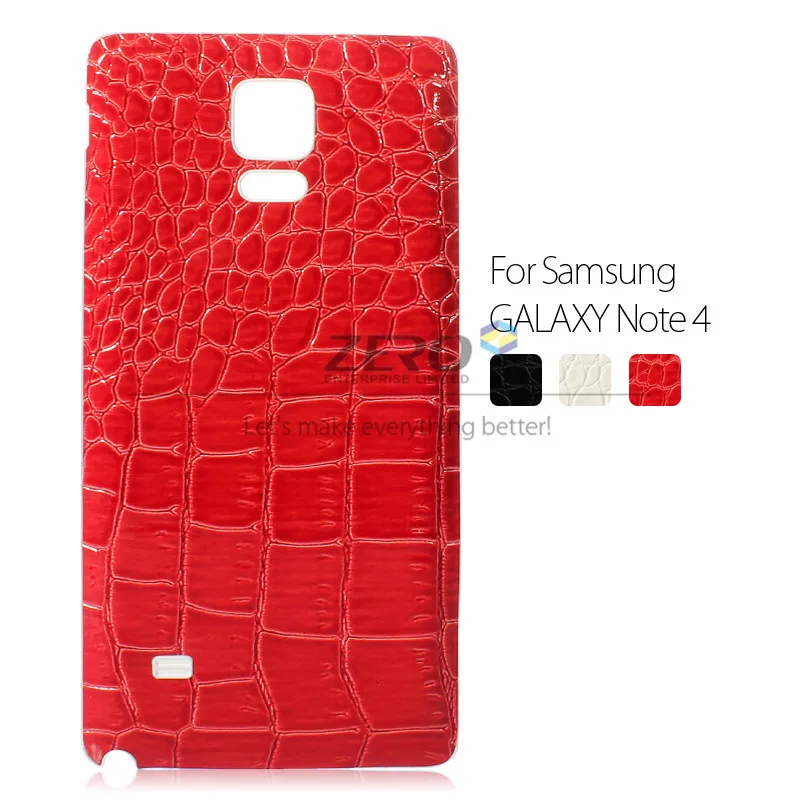 

CAPAS Crocodile Pattern Case For Samsung Galaxy Note 4 N9100 Back Battery Cover for Galaxy Note 4 N910C N910F Case Cover