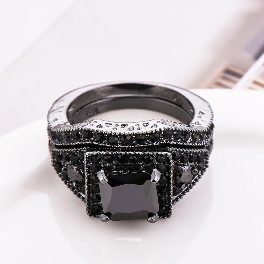 European and American style hollow out shows thin and glossy personality wedding ring