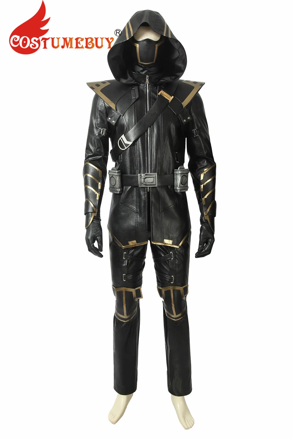 

CostumeBuy Avengers: Endgame Clinton Barton Hawkeye Ronin Cosplay Costume Adult Man Fancy Dress Full Suit Halloween Accessory