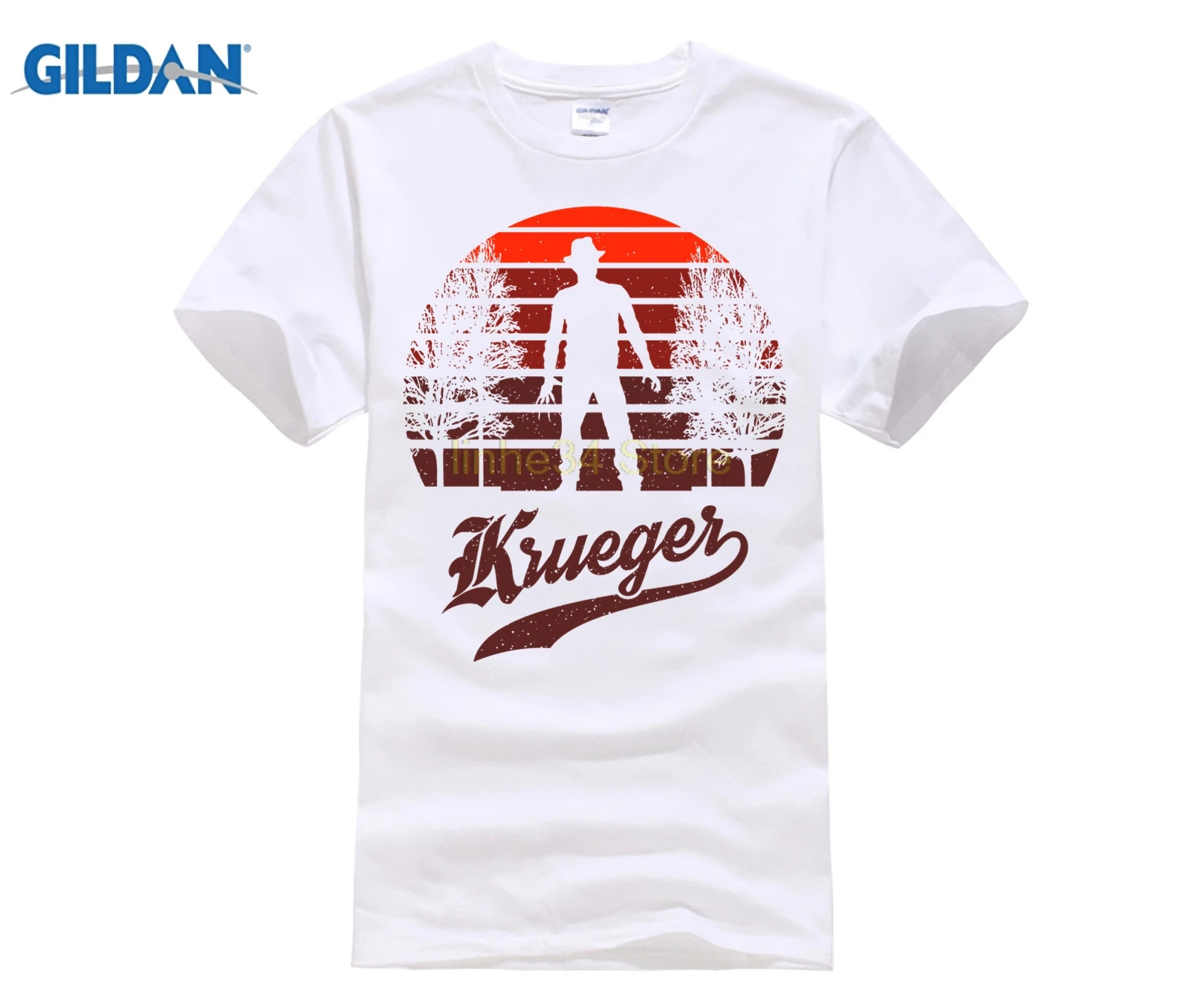 2018 самая популярная футболка на Хэллоуин мужские и футболки Krueger Sun Set T-Shirt |