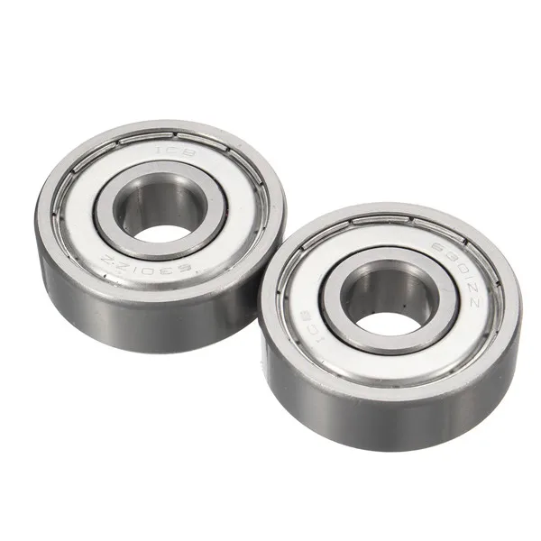 

MTGATHER 2x 6301ZZ Silver Stainless BIKE WHEEL ROLLER BEARING 12x37x12mm PB199 Shafts