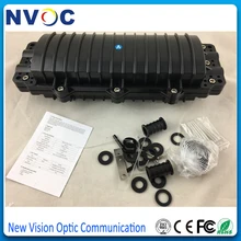 2 в 2Out 12 ядер Открытый водонепроницаемый горизонтальный волоконно-оптический кабель Сращивания Корпус коробка волоконно-оптического сращивания лотков Клеммная коробка