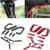 Per Jeep Wrangler Accessori Anteriore e Posteriore Rosso/nero Solido Acciaio Inox Grab Maniglia per 2007-2017 Jeep Wrangler-door.