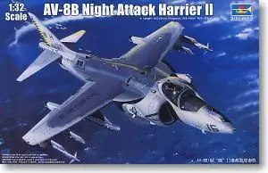 Trumpeter 1/32 Масштаб Модель 02285 AV 8B ночной атака Harrier II Перевозчик нападающий *|1/32