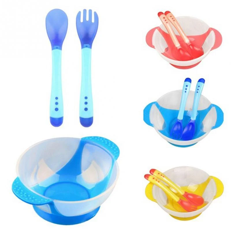 Baby Feeding Tableware Children Plate Sucker Bowl Toddler Baby Kids Child Feeding Lid Training Bowl with Spoon Learnning Dishes Baby Feeding Tableware Children Plate Sucker Bowl Toddler Baby Kids Child Feeding Lid Training Bowl with Spoon Learnning Dishes