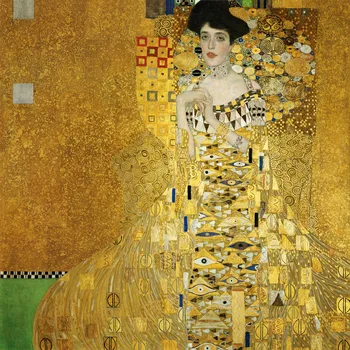 Handmade oil painting reproduction Adele Bloch-Bauer I by Gustav Klimt Handmade oil painting reproduction Adele Bloch-Bauer I by Gustav Klimt