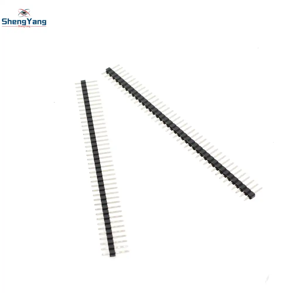 10PCS 40Pin 1x40P Male 2.54mm Breakable Pin Header Strip 40P Blue Color