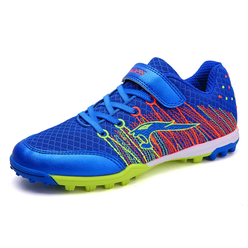 

Size 28-39 Spring Summer Soccer Shoes for Kids Girls Boys Sneakers Soccer Cleats Children Football Boots Mesh Fabric Upper