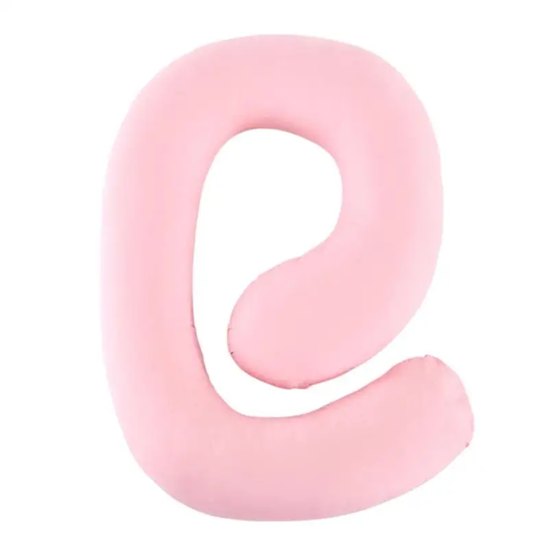 Подушка для сна для беременных подушка для младенца u-образная для беременных хлопковые тапочки для женщин Подушка для беременных и кормящих - Цвет: C shape Pink