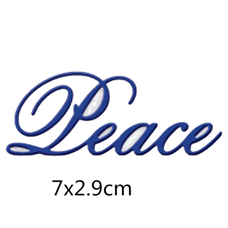 Aliexpress.com : Buy Letters Peace Metal Cutting Dies