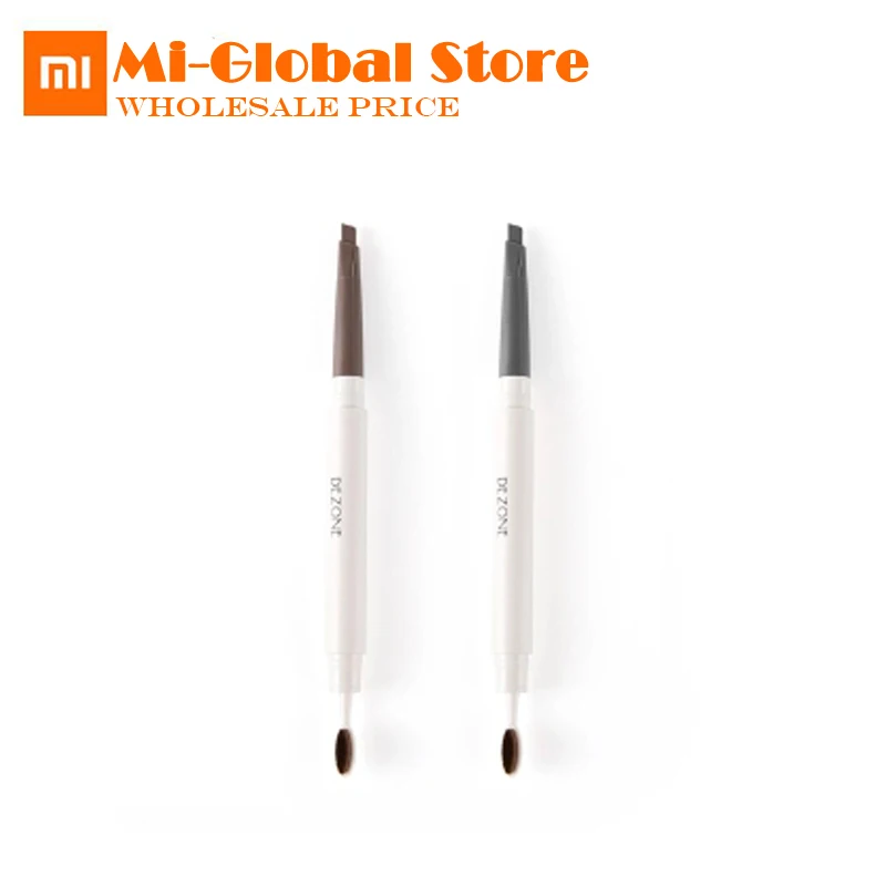 

New XiaoMi DEZONE Eyebrow Pencil 0.28g Three-dimensional shaping Eyebrow Pen Foundation brush head design Waterproof for woman