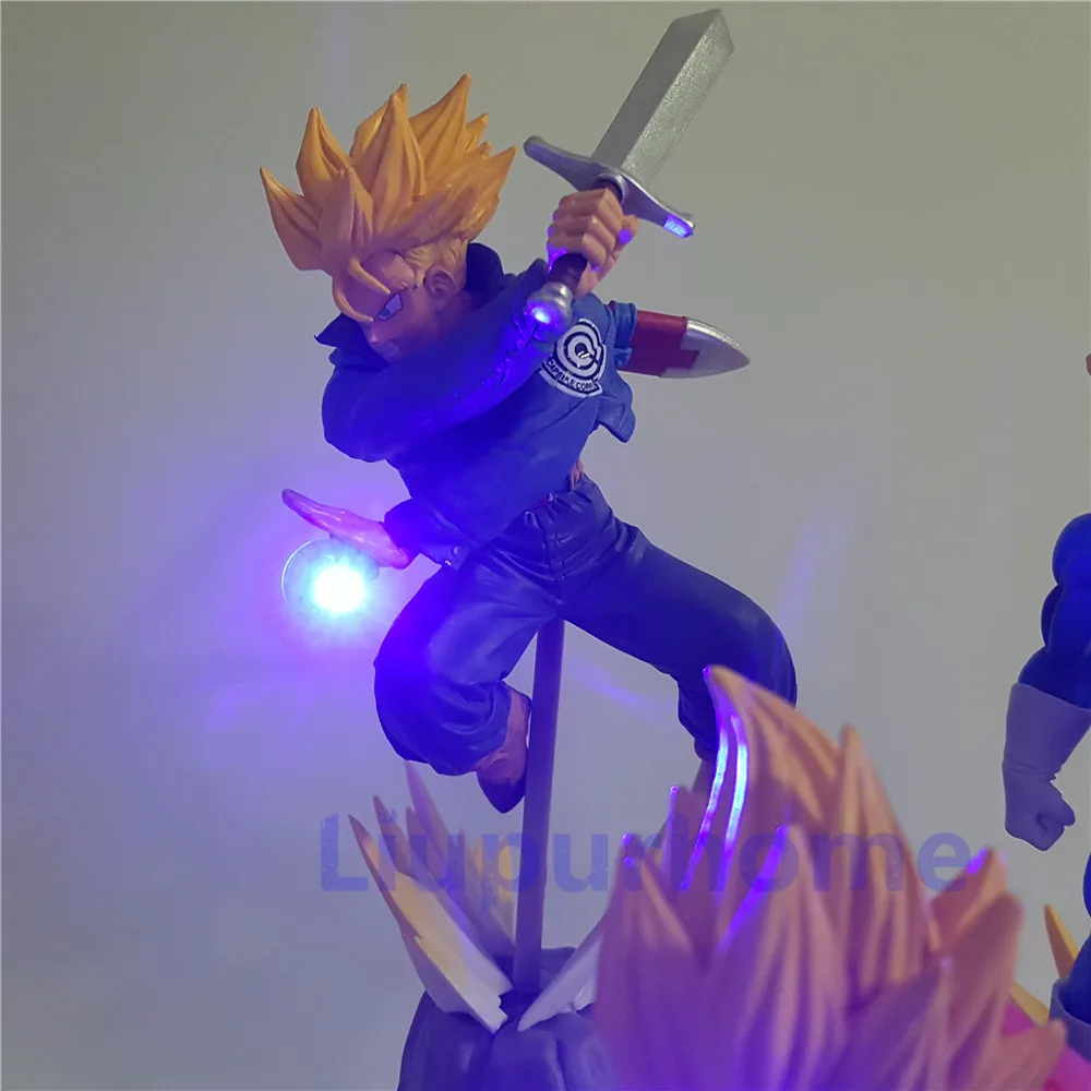 Lampara Dragon Ball Z Goku Vegeta trunks Супер Saiyan игрушки аниме Dragon Ball настольная лампа декор Освещение Сон Гоку светодиодный ночник