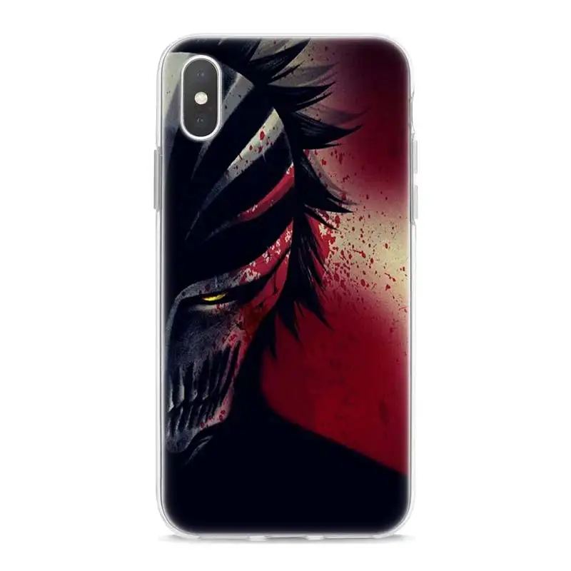 Мягкий чехол для iphone XS Max XR 7 8 6 6S Plus+ X 10 5 5SE 5C силиконовый чехол 11 Pro Funda capa чехол для телефона Аниме Bleach One Punch Man