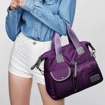 

Vintage Shoulder Bag Women Handbag Large Capacity Travel Crossbody Tote Pouch
