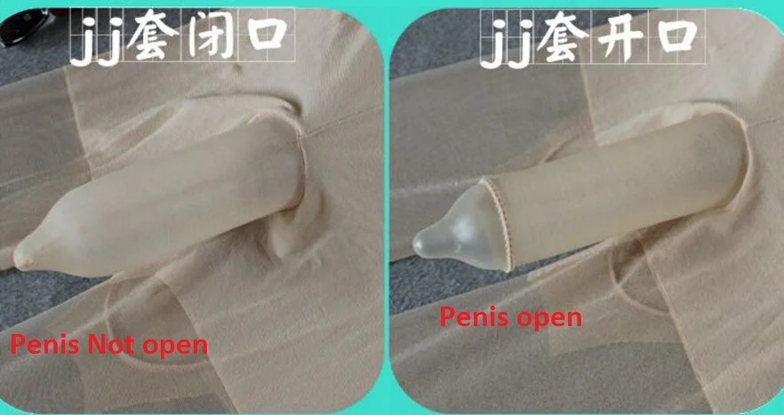 New High-end Hot selling Plus size Mens Ultra-thin transparent sexy temptation stockings Male open-crotch pantyhose 5 Styles -