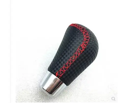 Pomo de cambios de carbono manual unviersal car pommeau levier de vitesse 6 vitesse pomo cambio marcha pomo cambio marchas