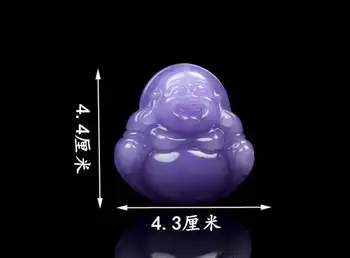 

beautiful Natural purple Guanyin Buddha Pendant Men and women Lovers necklace