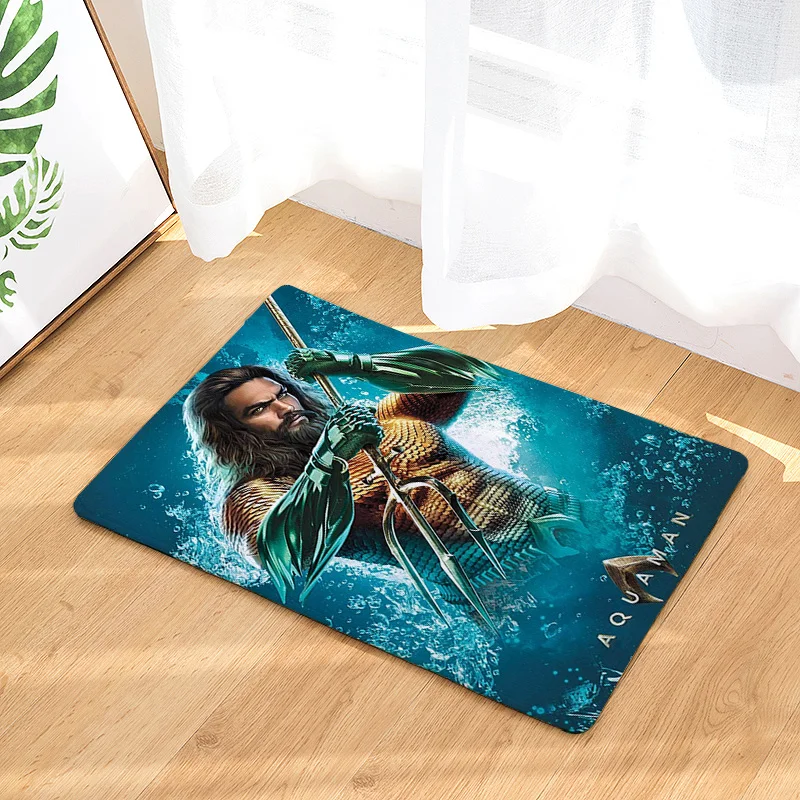 IVYYE Aquaman индивидуальный коврик с рисунком из аниме украшения для дома мягкие ковры мультяшный коврик для спальни коврики для ванной плюшевые коврики коврик для двери Новинка - Цвет: see chart
