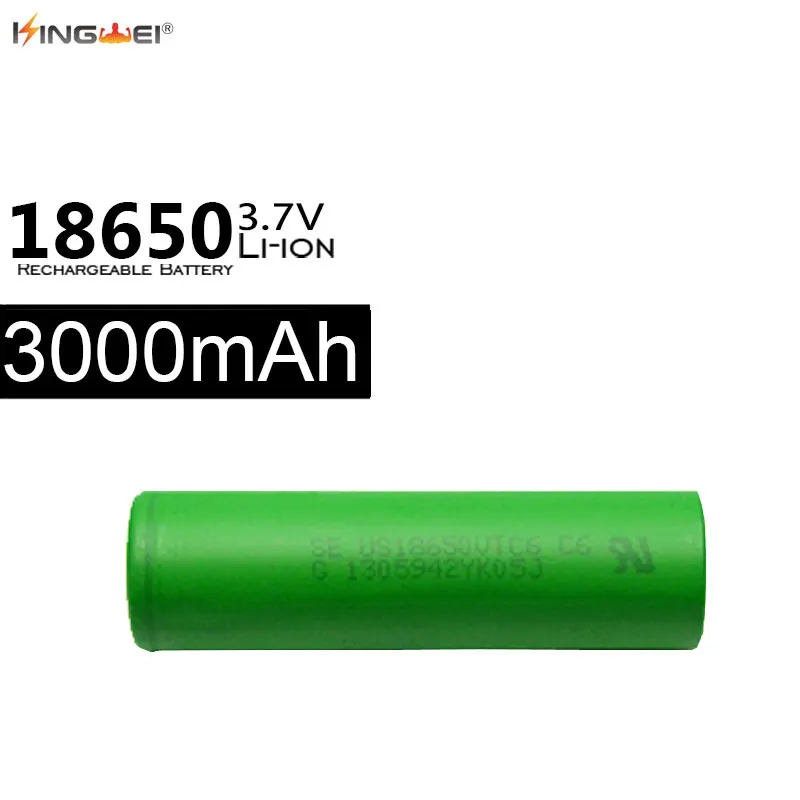 4 шт. Высокая мощность 30A 3000mAh для SONY VTC6 мощность 18650 батареи литий-ионная аккумуляторная батарея 3,7 v