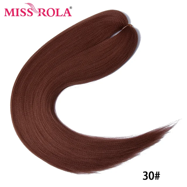 Miss Rola Synthetic Wholesale Bulk 5 Pieces 24 Inch 100g Stretched Jumbo Braiding Hair Kanekalon Pink Twist Braid Hair Extension 4/30HL