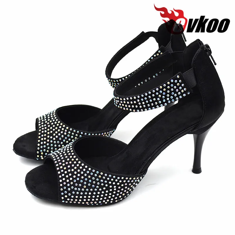 Evkoodance-Latina-Zapatos-Salsa-dance-shoes-Best-seller-8-5cm-high-heel-black-Latin-Rhinestones-dance (2)