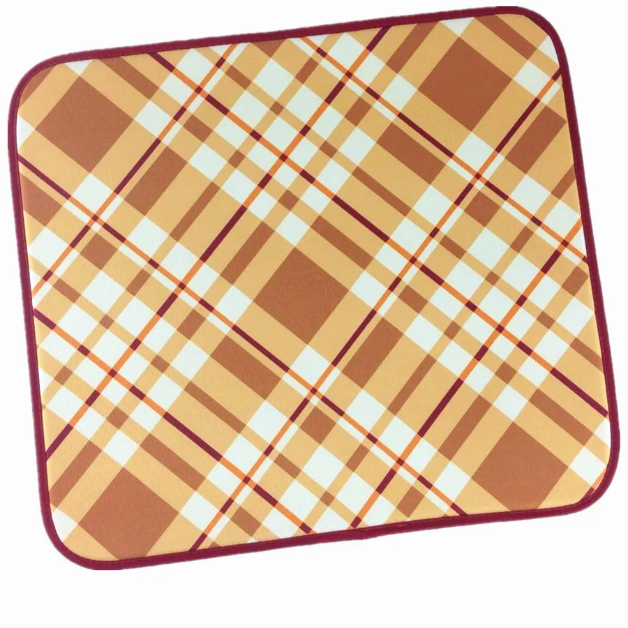 40cmx46cm Dish Drying Mat For Kitchen Microfiber Cushion Paddish