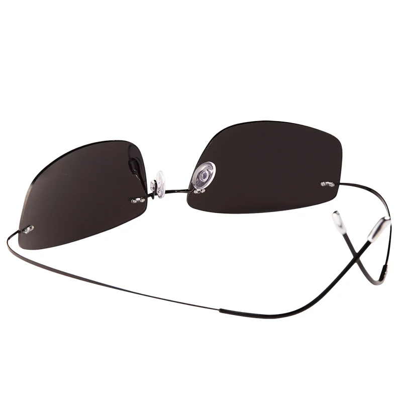 Polarized Titanium Silhouette sunglasses Polaroid Brand Designer Gafas Men