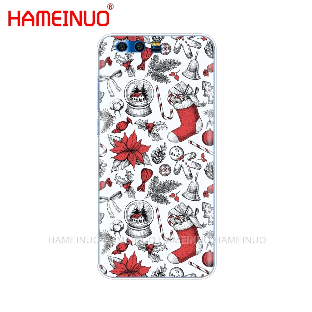 HAMEINUO Merry Christmas Санта Клаус Олень год чехол для телефона huawei Honor 10 V10 4A 5A 6A 7A 6C 6X7X8 9 LITE