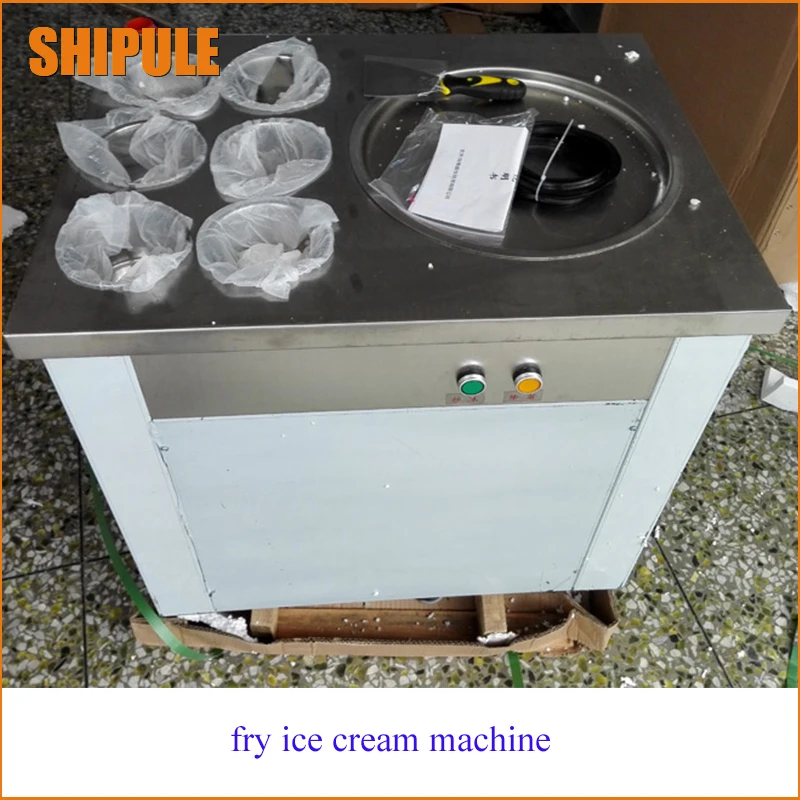 Машина для приготовления жареного мороженого/жареного мороженого машина для замораживания йогурта молочного сока