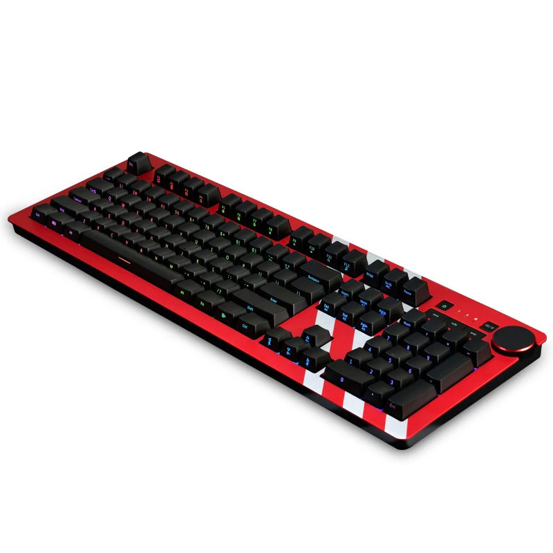Игровая клавиатура Ajazz AK60 RGB серебристый и синий переключатель 110 клавиш