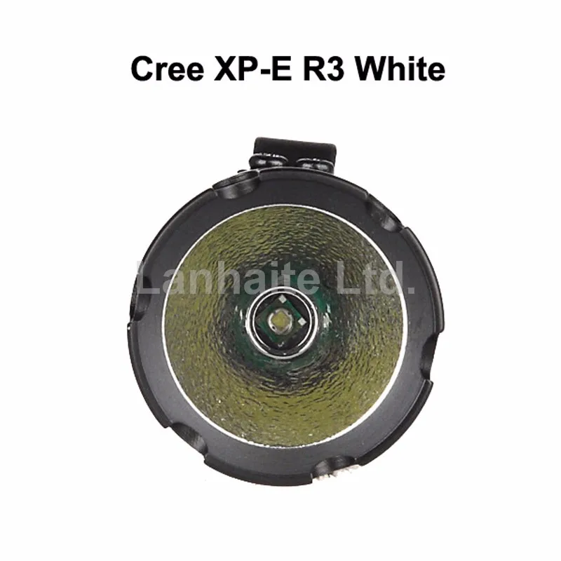 Hugsby XP-18 Cree XP-E R3 250 люмен 3-режимный светодиодный фонарик-черный (1xAA/1xCR123/1x16340/1x14500)