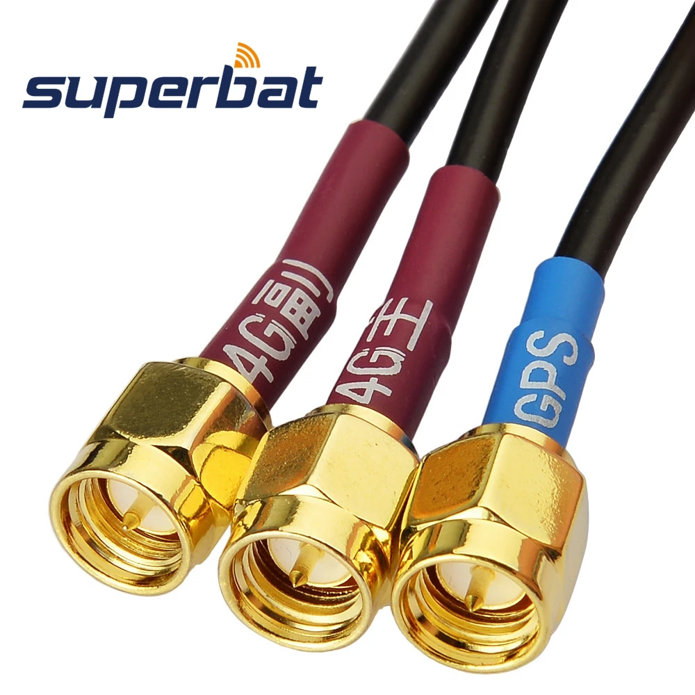Низкопрофильная всенаправленная антенна с винтовым креплением Superbat для GPS 4G LTE MIMO