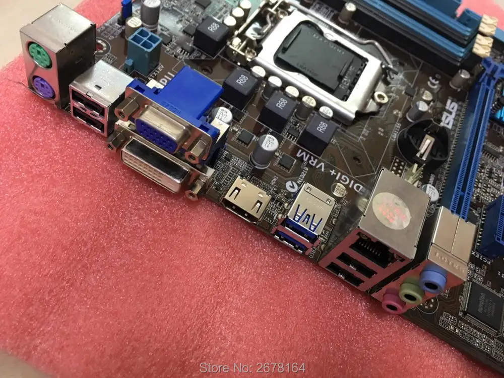 100% оригинальная настольная Материнская плата ASUS B75M PLUS DDR3 LGA 1155 32GB B75 поддержка I3 I5